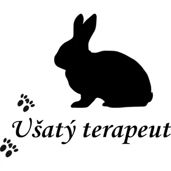 Nášivka Nažehlovací nápisy - Králíček Vzor: 2, Barva potisku: tmavě šedá