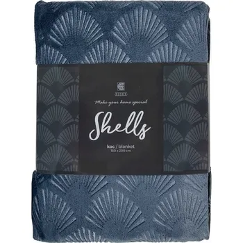deka Deka z mikrovlákna SHELLS šedá 150x200 cm