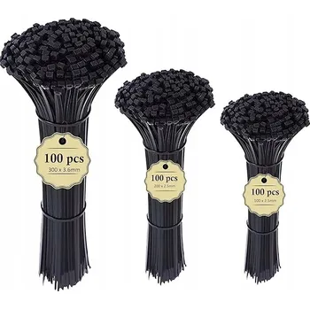 Stahovací páska STAHovací PÁSKY KABELOVÉ STAHOVACÍ PÁSKY - MIX VELIKOSTÍ 3x100ks (300 KUSŮ)