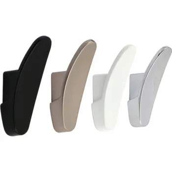 Věšák NÁBYTKOVÝ VĚŠÁK MODERNÍ 63X22X34MM BÍLÝ LAK