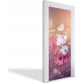 Fototapeta Samolepící dekorace ozdoba nálepka na dveře Květinové potěšení 75x205 cm