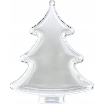 Vánoční dekorace Akrylová vánoční ozdoba - stromeček 103x47mm, DP Craft