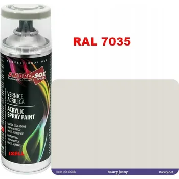Barva ve spreji RAL 7035 AKRYLOVÝ LAK ve spreji šedý LESK 1233