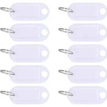 Přívěsky na klíče přívěsek na klíče 10x Identifikátor přívěsek přívěsky BÍLÁ