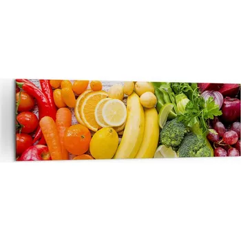 Obraz Velký obraz do obýváku 160x50 gastronomie moderní na plátně obrazy