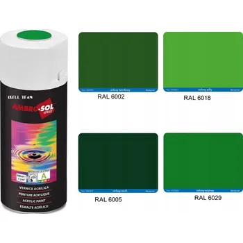 Barva ve spreji Akrylový lak Ambro-Sol V4006018 zelený 400 ml