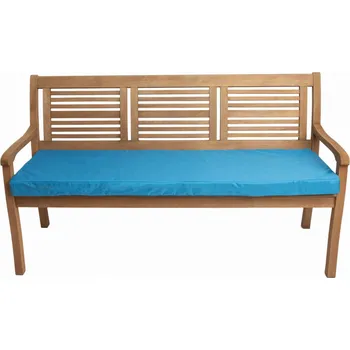 Podsedák Polštář na zahradní lavici / sedák, 100x60x7 cm, modrá