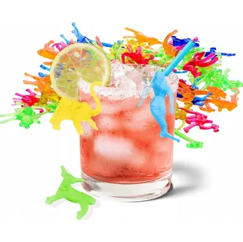 Sklenice Značky na nápoje, na sklenice a skleničky, 100 ks, motiv ZOO