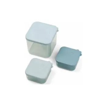 Done by Deer Potravinové boxy Elphee, vel. M 3ks - Modré