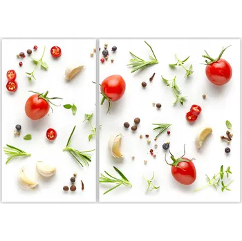 Kuchyňské prkénko Skleněná Ochranná Deska a Krájecí Prkénko | Indukce, Sporák ds-0527