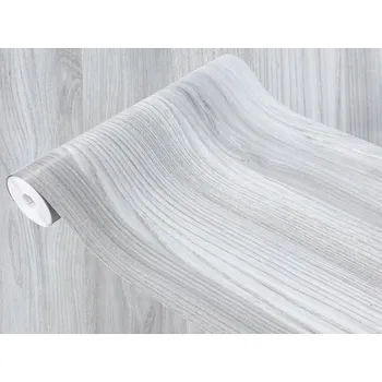 Tapeta Samolepicí Fólie na dvířka nábytku - imitace dřeva, dýha šedý dub, DIY
