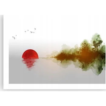 Obraz Plakát bez rámu do obývacího pokoje ložnice 70x50 orientální moderní módní obraz