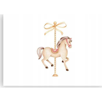 Obraz Plakát bez rámu do obýváku, ložnice 70x50 kůň moderní módní obraz