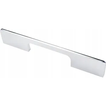 Nábytkové kování Nábytková úchytka klasická stříbrná lesklá 18,5 x 0,5 x 3,3 cm