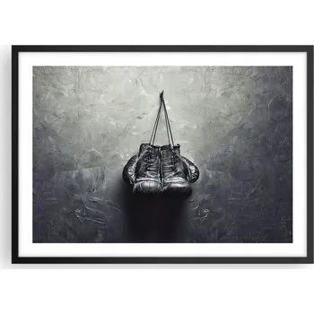 Obraz Plakát v černém rámu do obývacího pokoje ložnice 70x50, box, moderní obraz
