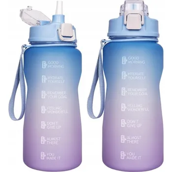 Láhev Sportovní láhev na pití, 2 l, se slámkou