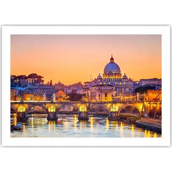 Obraz Plakát bez rámu do obýváku ložnice 70x50 město moderní módní obraz