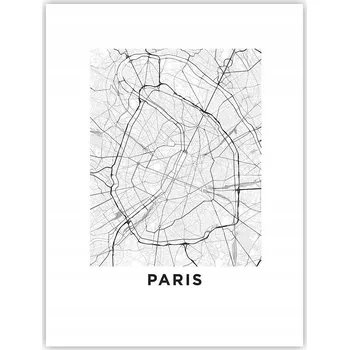 Obraz Obraz plakát do obýváku nebo ložnice 30x40 cm – město, plakáty na zeď bez rámu