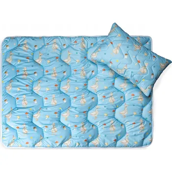 Polštář SADA PŘIKRÝVKA + POLŠTÁŘ 140X200 + 50X70 CM PRO DĚTI 2V1 - POLSKÝ VÝROBEK