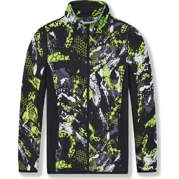 Chlapecká mikina CHLAPECKÁ FUNKČNÍ MIKINA M2541 ČERNÁ/ ZELENÁ VELIKOSTI 128-164 Velikost: 164, Barva: Černá