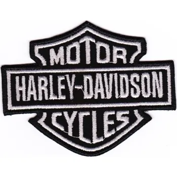 Nášivka VAR nášivka HARLEY 9,2 x 7 cm HA_277 šedá