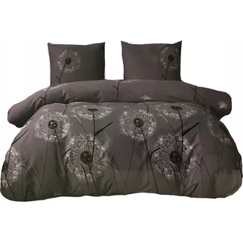 Povlečení POVLEČENÍ 160x200 BAVLNA SATÉN + 2 POVLAKY SADA POVLEČENÍ PAMPELIŠKY