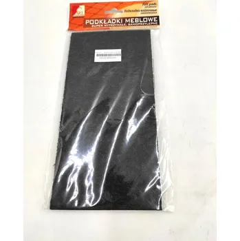 Obraz Filcová podložka pod nábytek 245 x 120 mm černá