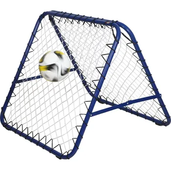 Fotbalová tréninková pomůcka POWER SHOT Multisportovní oboustranná odrazová síť pro trénink přihrávek - 100 x 100 cm BÍLÁ|MODRÁ|ČERVENÁ