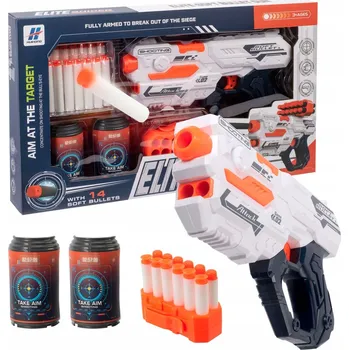 Dětská zbraň RAKETOMET PUŠKA AUTOMATICKÁ PISTOLE NA ŠIPKY PIA