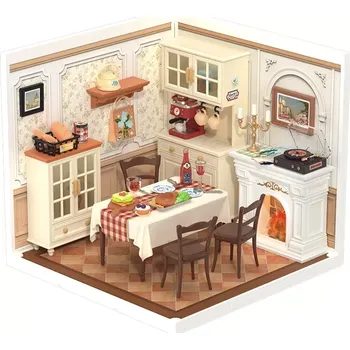 3D puzzle RoboTime Miniatura domečku Útulná jídelna