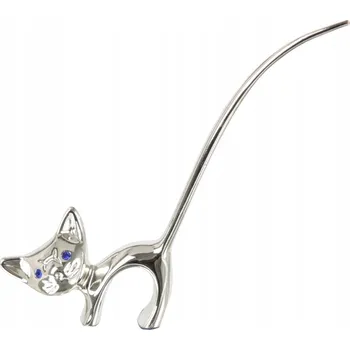 Figurka Figurka kočky postříbřená SILBER VILLA ITALIA