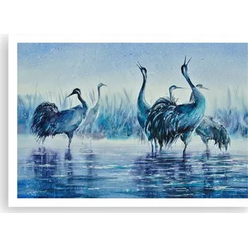 Obraz Plakát na zeď bez rámu 100x70 ptáci obraz plakáty do obývacího pokoje ložnice