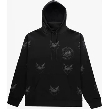 Dámská mikina DIAMOND mikina - Hellbat Allover Print Hoodies Black (BLK)
