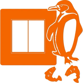 Samolepící dekorace Velurová samolepka na zeď dekorace vypínače NW