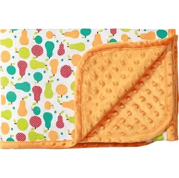 Dětská deka Dětská deka Babyono 75 x 100 cm oranžová