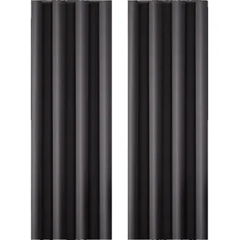 Obraz ZÁVĚSY ZATEMŇOVACÍ 100% BLACKOUT GRAFITOVĚ ŠEDÉ MNOHO ROZMĚRŮ 140x260 5377