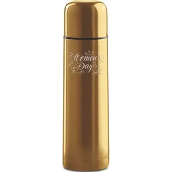 Termoska Termos na nápoje Upominkarnia 0,5 l zlatý