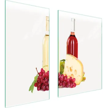 Kuchyňské prkénko Krájecí deska TMK ArtDeko sklo 2 ks