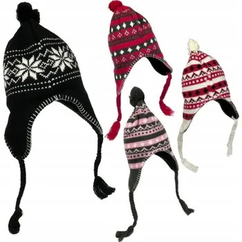 Čepice Neve zimní čepice ušanka, vícebarevná, univerzální velikost