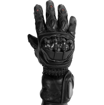 Moto rukavice TSCHUL 230 - KOŽENÉ SPORTOVNÍ RUKAVICE - ČERNÉ XXL