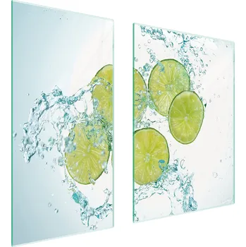 Kuchyňské prkénko Krájecí deska TMK ArtDeko sklo 2 ks