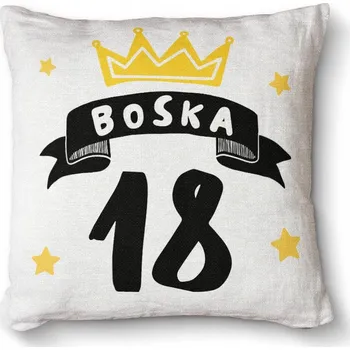 Polštář Dekorativní Polštář s potiskem polštář Prémiový dárek , 40x40 - Boska 18