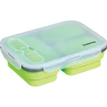 Klausberg Obědový box 1100ml Klausberg, barva zelená, materiál silikon