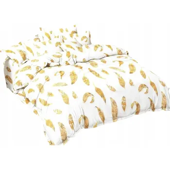 Povlečení Povlečení 160x200 sada povlečení se zlatými listy