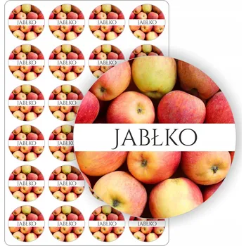 samolepka Samolepky Ozdobné etikety na sklenice zavařeniny džusy Arch nálepek JABLKA