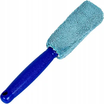Mycí kartáč na vozidlo Modrý kartáč z mikrovlákna Glam, 28 cm