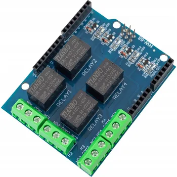 Relé MSALAMON Reléový Modul Arduino Relay Shield