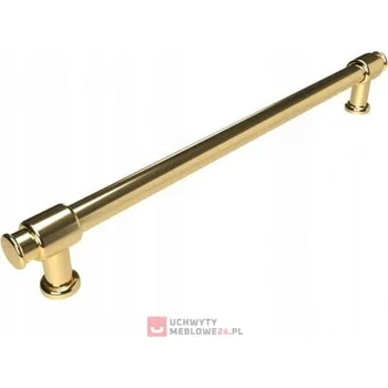 Nábytkové kování Nábytková úchytka kuchyňská reling GULIO zlatá L-480mm