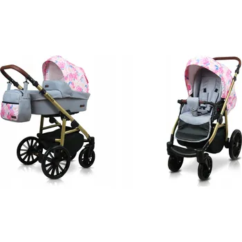 Kočárek Dětský kočárek 2v1 BabyLux Aspero ALU - hluboký kočárek a sportovní verze