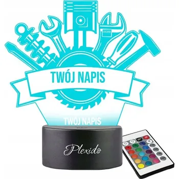 Lampička Plexido vícebarevná Noční lampa